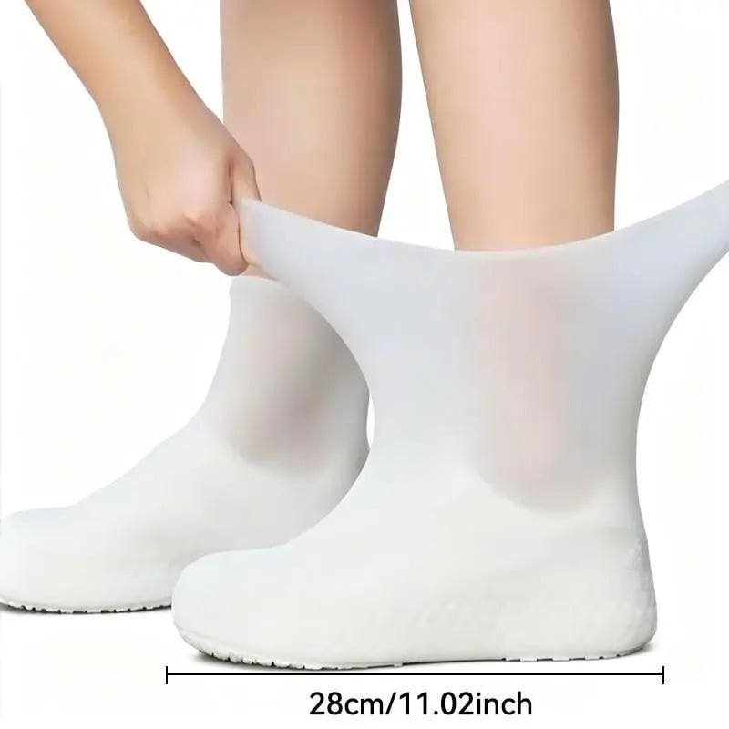 Outdoor Reusable Latex Rain Boot Covers, Waterproof, Durable, Multiple Colors Available