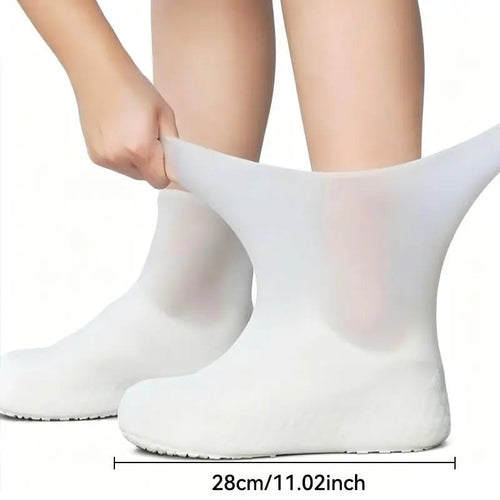 Outdoor Reusable Latex Rain Boot Covers, Waterproof, Durable, Multiple Colors Available