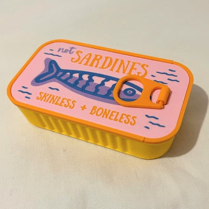 🌟🐟 Sardine Can Shaped Mini Jewelry Box