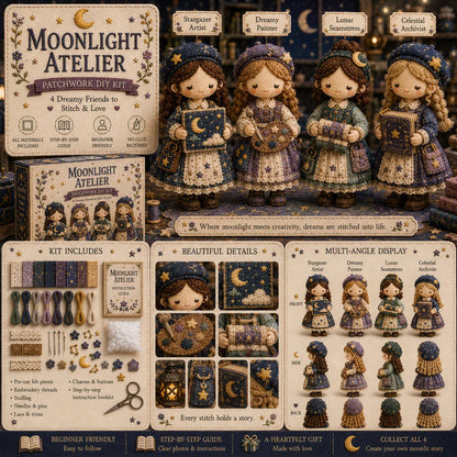 🧵 Tiny Worlds Collection – Patchwork DIY Kit Series