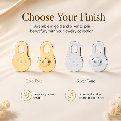 🔥14K Gold Plated Earring Lifters - Lift & Support Heavy Earrings For A Perfect