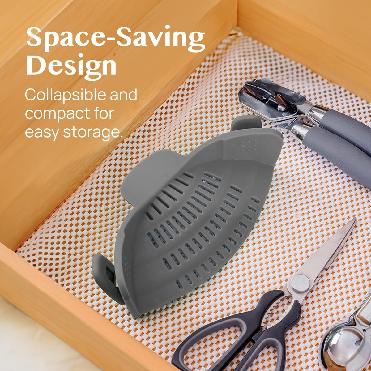 ⏰VIP Shipping Today Only⏰Silicone Pasta Strainer Clip-On for Pots and Pans