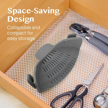 ⏰VIP Shipping Today Only⏰Silicone Pasta Strainer Clip-On for Pots and Pans