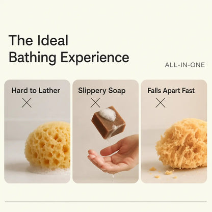 Soft Bath Sponge with Soap Pocket