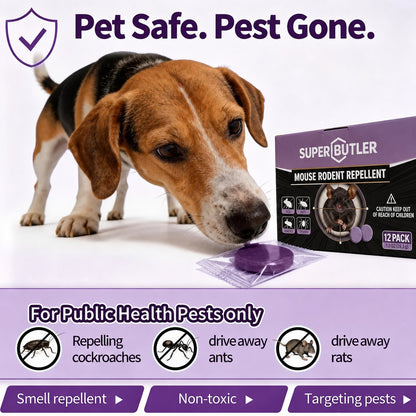 🐭12-Pack Rodent Repellent Balls for Home Kitchen Effective Pest Control Solution