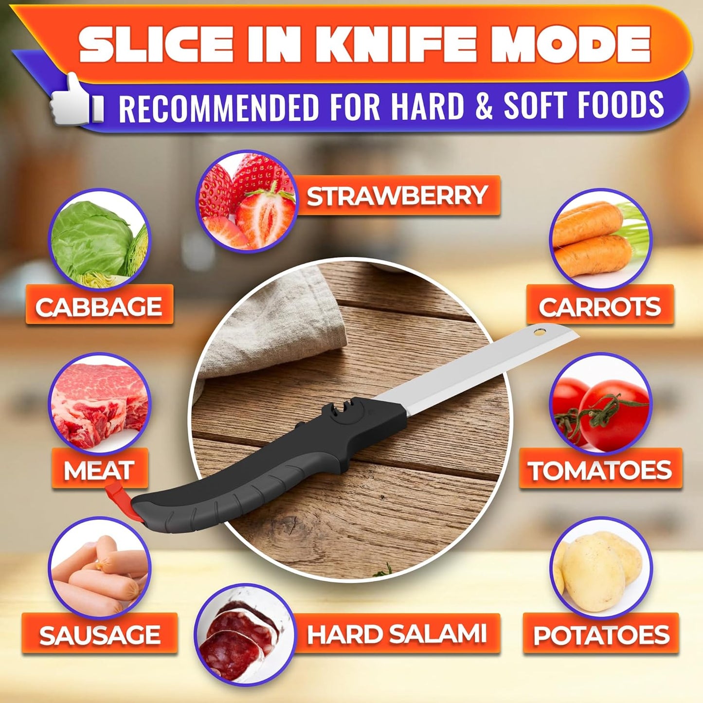 🔥Limited Time 50% Off✨2 in 1 Kitchen Scissors for Food
