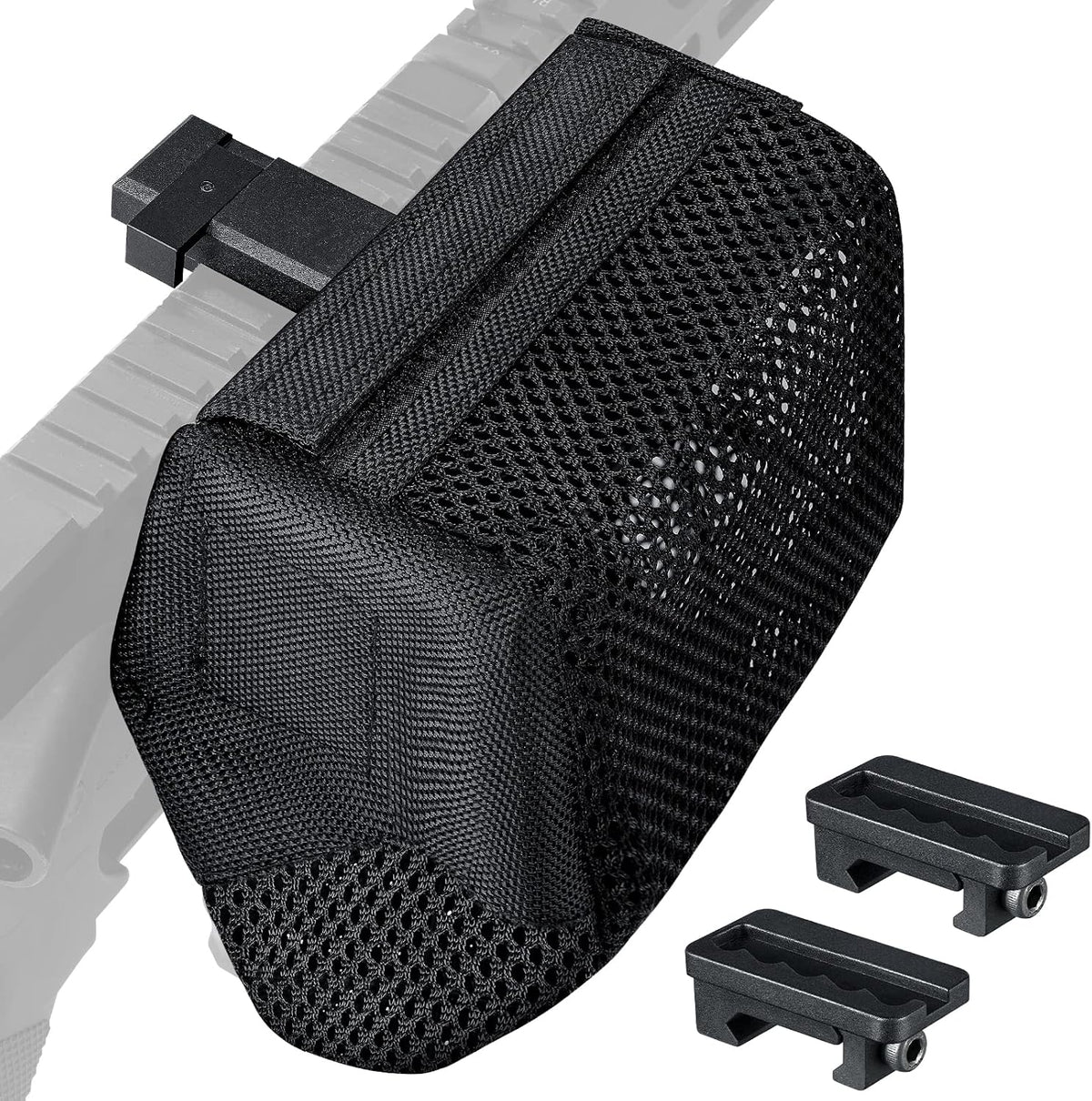 Quick-Release Heat Resistant Tactical Brass Catcher – Premium Shell Mesh Collector with Dual Picatinny Rail Mounts
