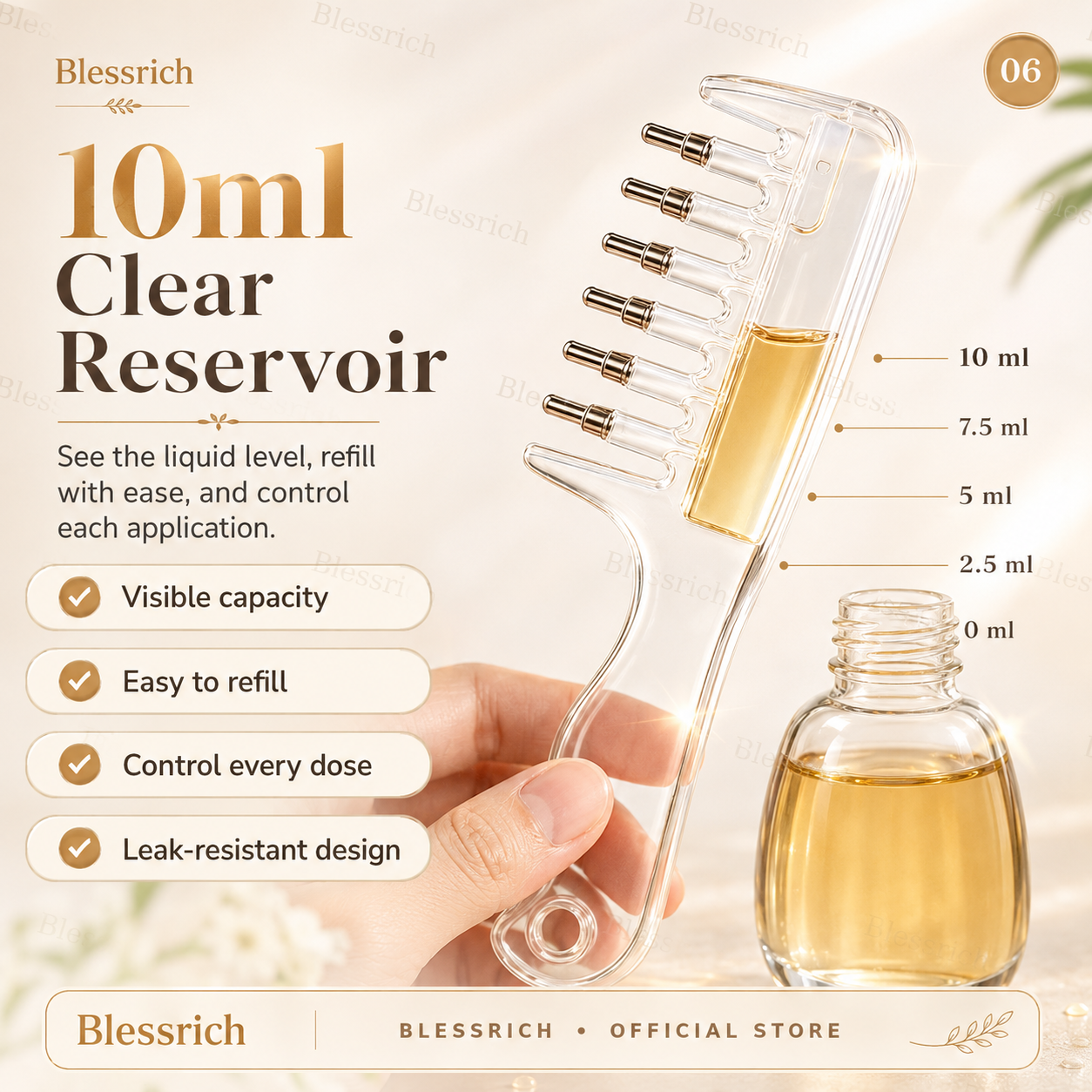 🎁💥Last Day Special! — Limited-Time 50% Off!! ⏰💕🌟 Scalp Serum Application Comb