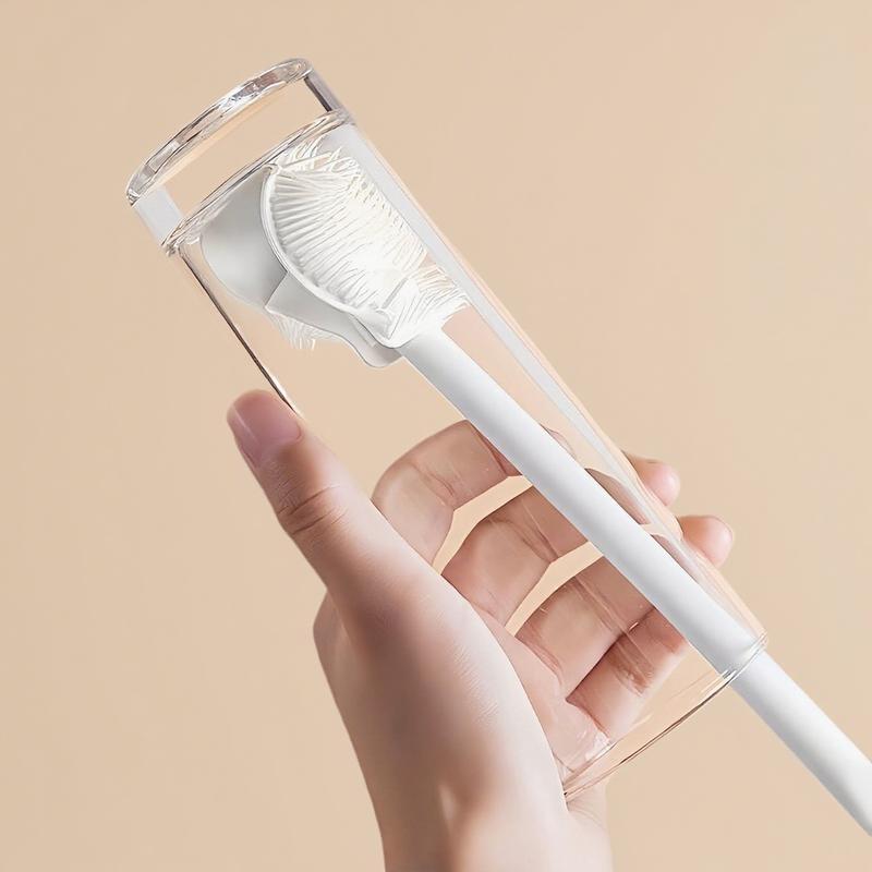 ✨2-Pack 360° Silicone Bottle Cleaning Brush with Long Handle