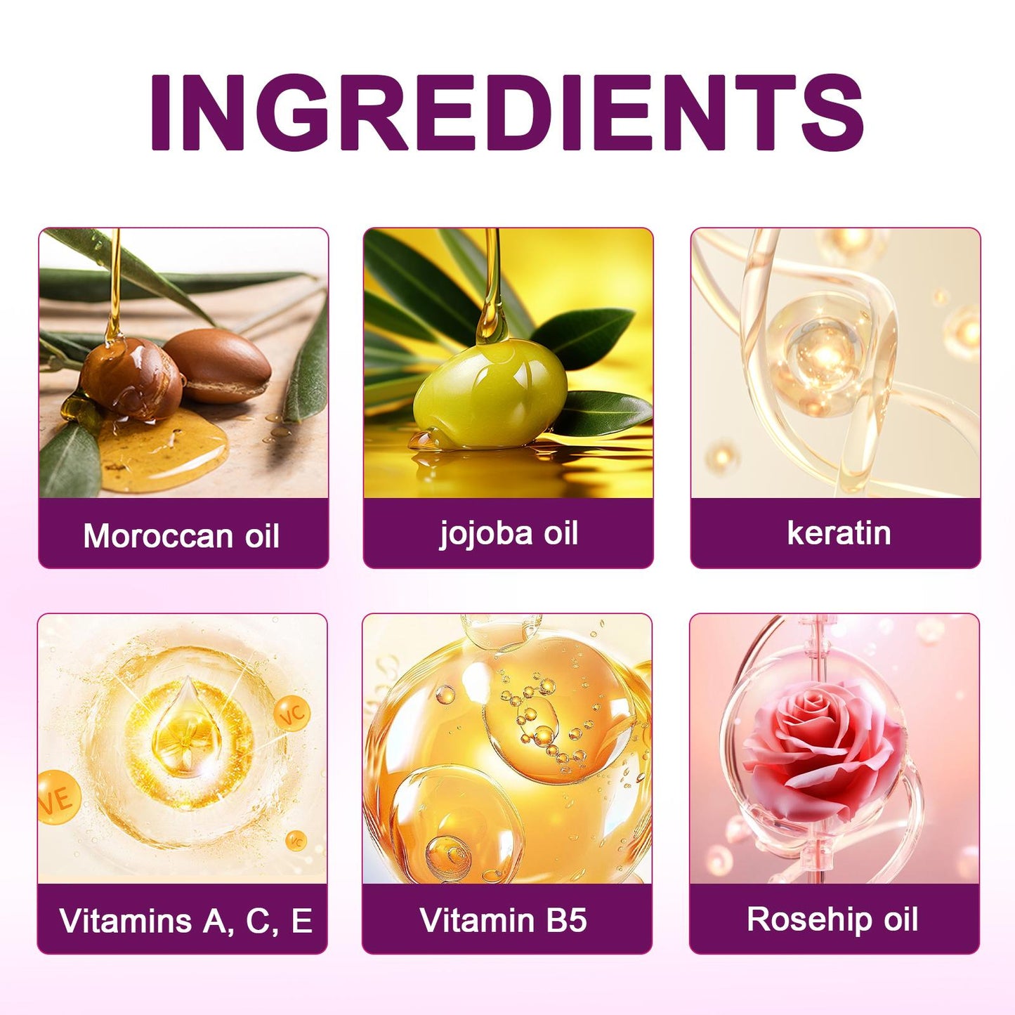 🔥Essential Oil Hair Smoothing Capsules