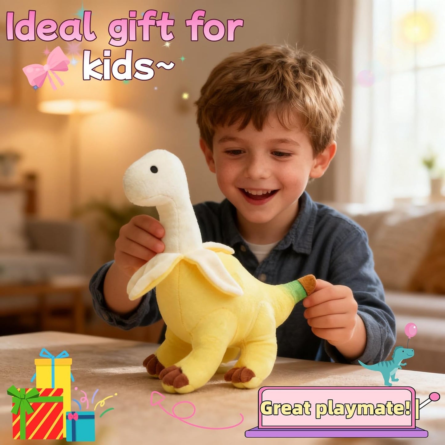 🔥Limited Time 50% Off✨10'' Cute Banana Dinosaur Plush Toy