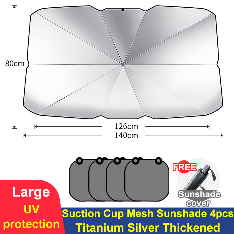 🔥2026 Foldable Anti-UV Windshield Sunshade - UV Block & Heat Insulation for Most Vehicles