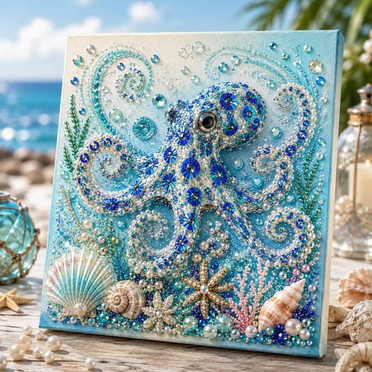 🎁The Perfect Ocean Lover Gift🌊 Ocean Theme Pearl Art DIY Kit
