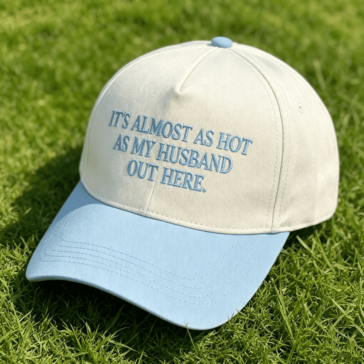 🧢Funny "Almost As Hot As My Husband" Embroidered Hat