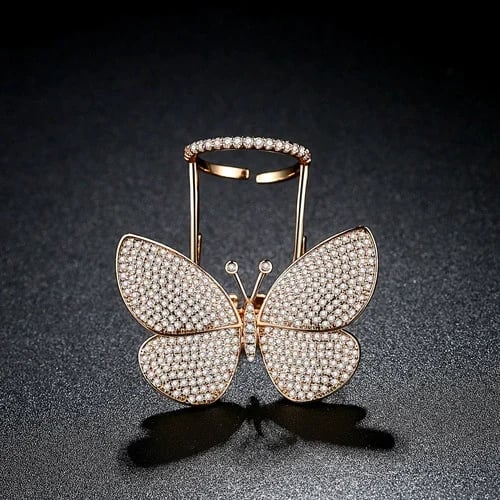 🦋💎The Butterfly Ring That Flutters When You Move