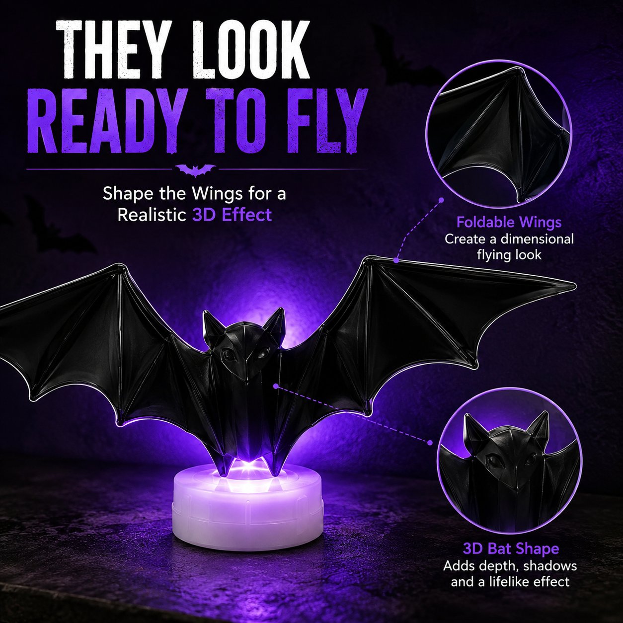 🦇 Halloween Sale: 3D LED Flying Bat Wall Decor – Create a Spooky Atmosphere in Minutes