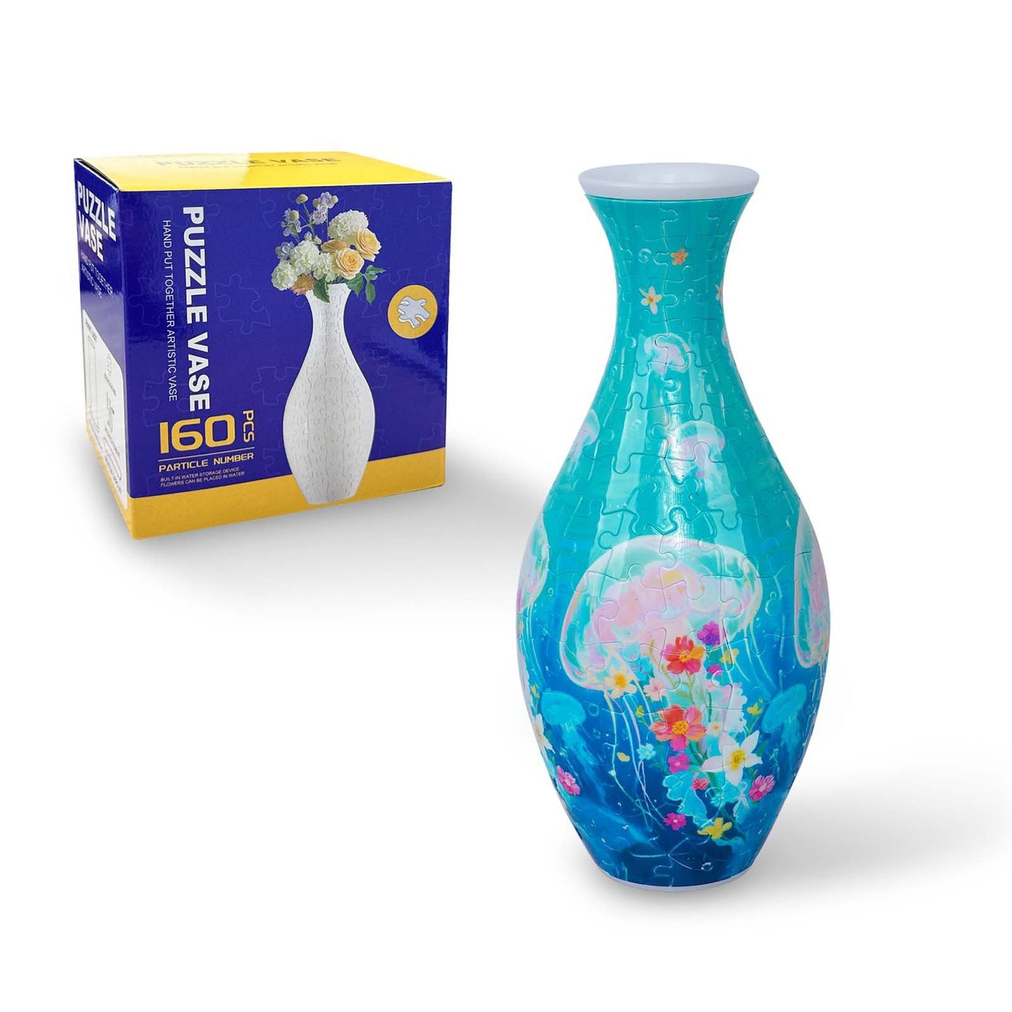 3D Puzzle Vase for Adults, Jigsaw Puzzle Vase for Flower