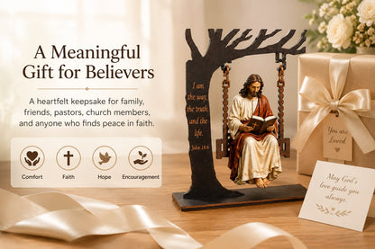 ✝️ Christian Jesus Swing Table Decor🎁