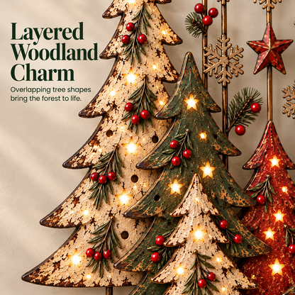 🔥Vintage Woodland Christmas Wall Decor