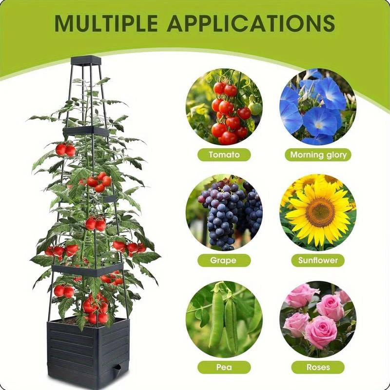 🥳2026 HOT SALE🥳💞50K+ SOLD!✨ 💝Garden Raised Bed Planter Boxes with Trellis