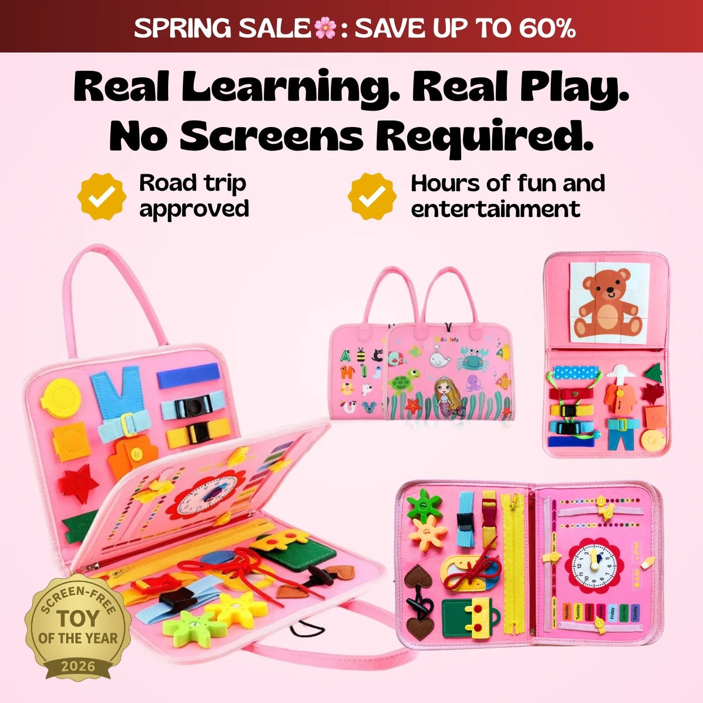 🎁🎉Only $29.99 This Week🌟🎉Busy Board Montessori Toy