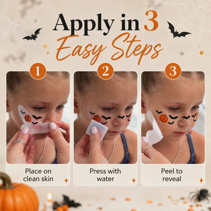 ✨ Temporary Freckle Face Tattoos – 6 Themed Styles for Every Mood