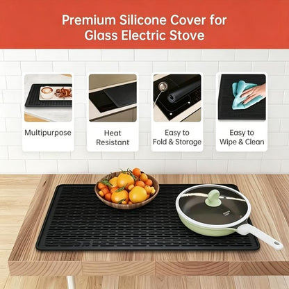 🍳Silicone Stove Top Cover Mat, Fits Many Stove Top Types