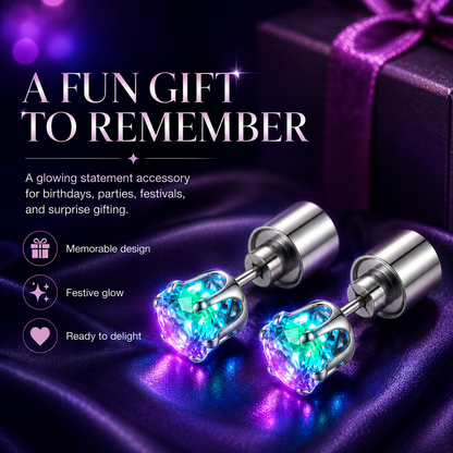 🔥Light Up Crystal Stud Earrings