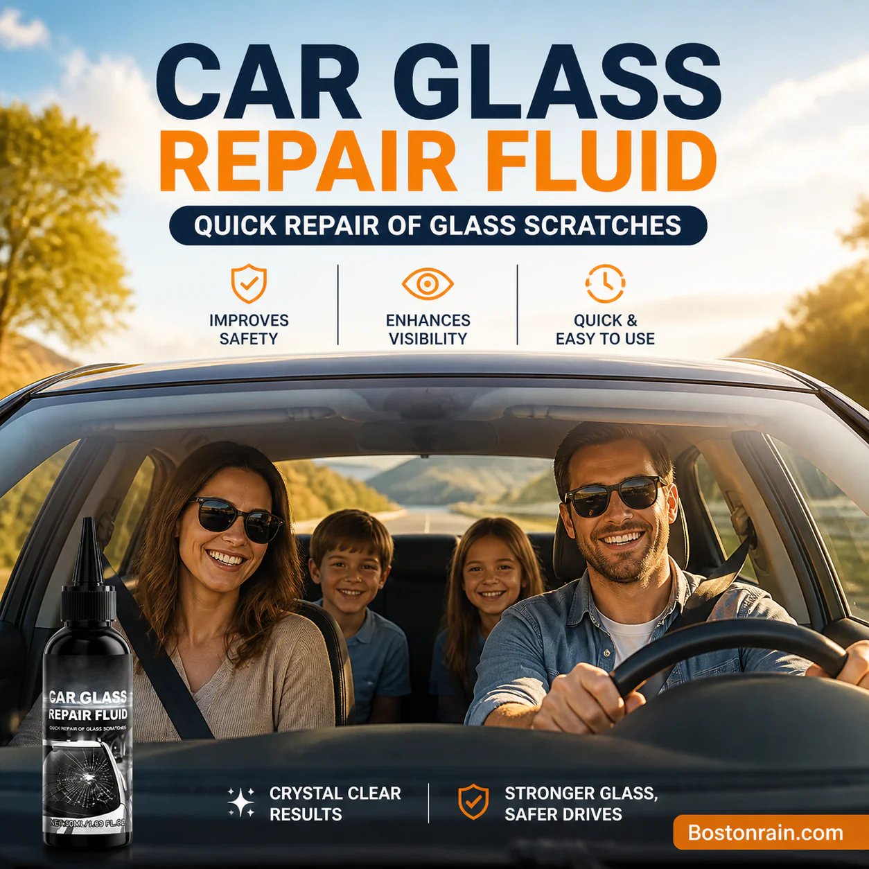 🔥Buy 1 Get 1 Free🔥Fast-Acting Windshield Crack & Chip Repair Kit
