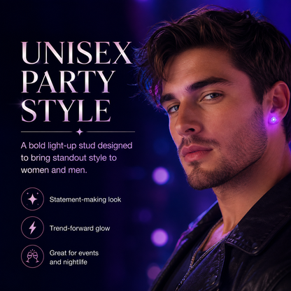 🔥Light Up Crystal Stud Earrings