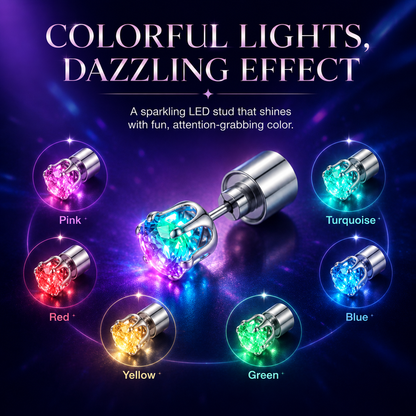 🔥Light Up Crystal Stud Earrings