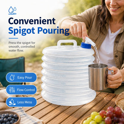 🔥Foldable Water Container with Spigot