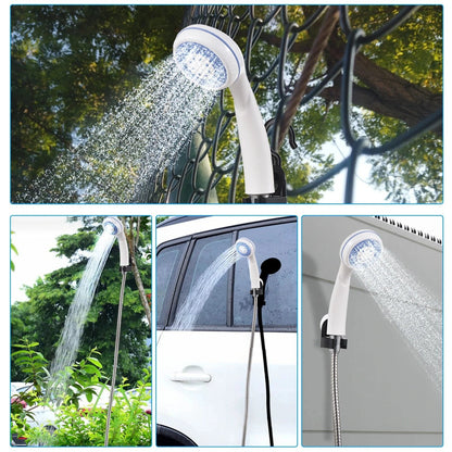 💥Exclusive Offer🚿 Stay Fresh Outdoors✨ Portable Camping Shower with Adjustable Flow – For Easy & Convenient Outdoor Cleaning!
