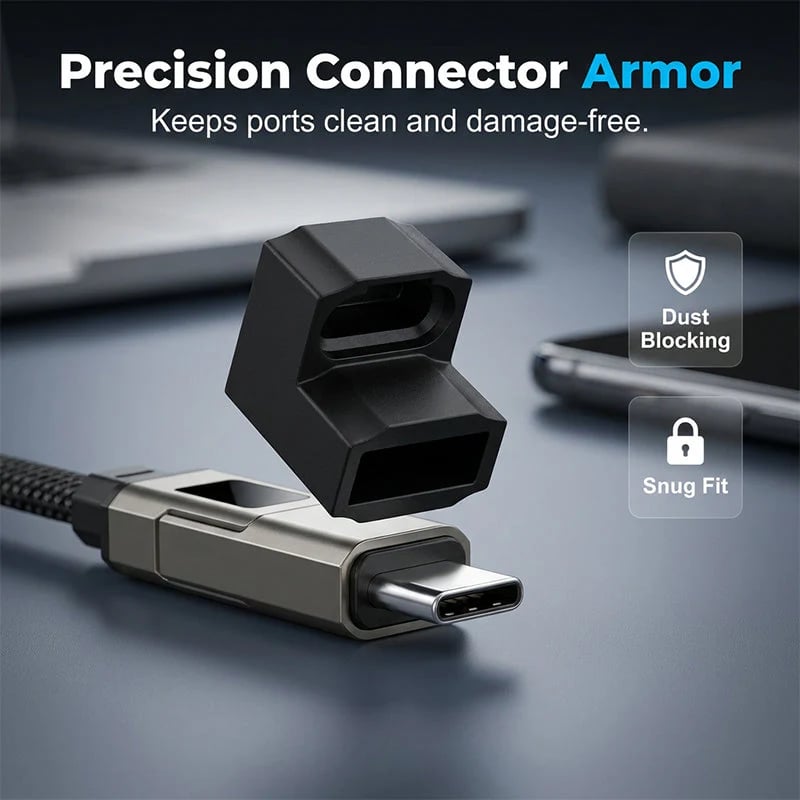 🔥HOT SALE 49% OFF🔥4-in-1 Digital Display Keychain Charging Cable