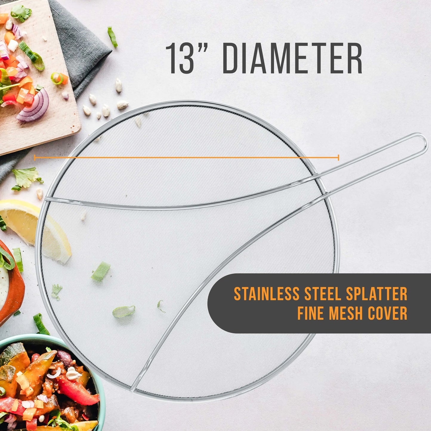 💕Hot sale 30% OFF🍳 STAINLESS STEEL SPLATTER SCREEN GUARD