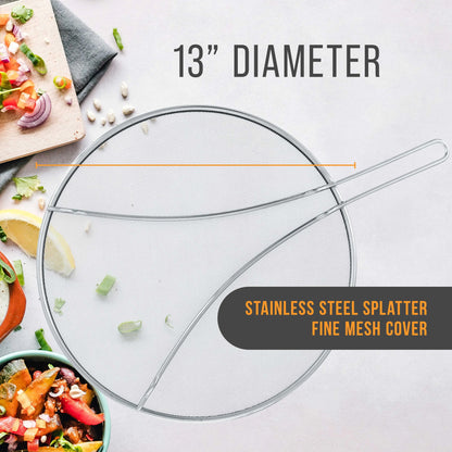 💕Hot sale 30% OFF🍳 STAINLESS STEEL SPLATTER SCREEN GUARD