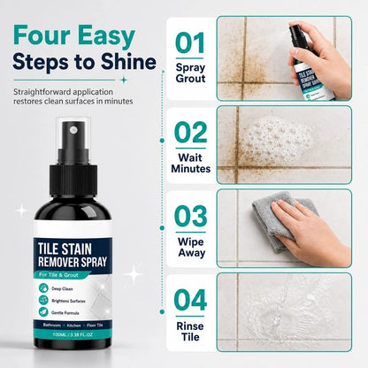 📍 🎯 Grout Cleaning Spray – Easy care of tile grout and stains in damp areas