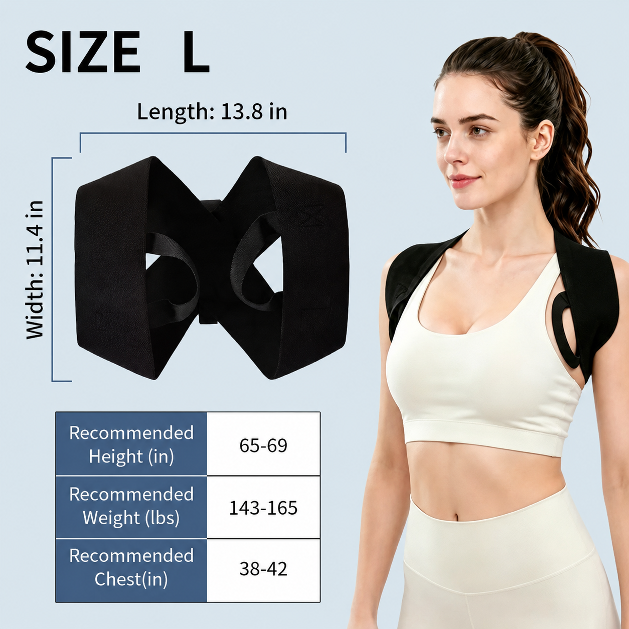 🔥LAST DAY 49% OFF🔥💪Posture Support Straps for Men & Women – Adjustable Shoulder Support for Everyday Wear