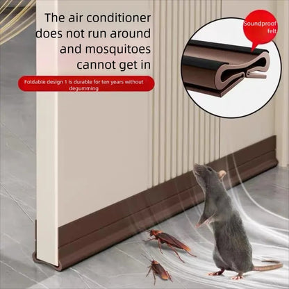 Soundproof Triple Seal Door Draft Stopper