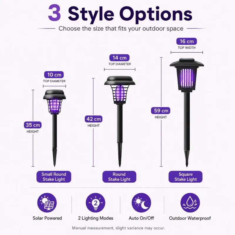 Solar Mosquito Killer Lamp | 3-in-1 Outdoor Light & Bug Zapper