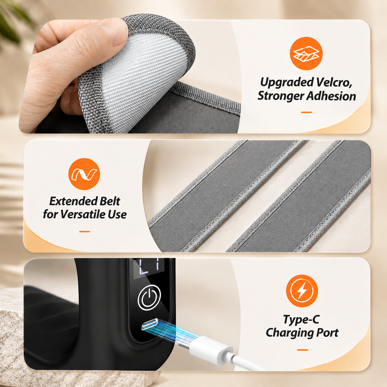 ⚡Deep Tissue Ring Fascia Massager | 9 Modes Rechargeable Muscle Relief Tool