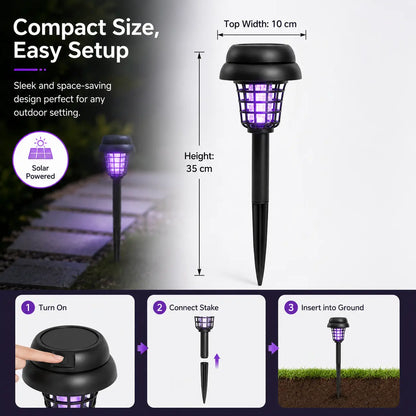 🔥Limited Time 49% Off✨Solar Mosquito Zapper Light – Outdoor Garden Stake Lamp