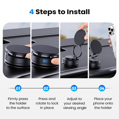 🔄360° Adjustable Vacuum Magnetic Phone Holder📱🚗