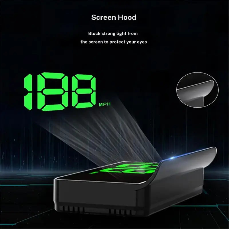 🚗 Smart HUD Speedometer – Upgrade Your Car With A Clear Windshield Speed Display