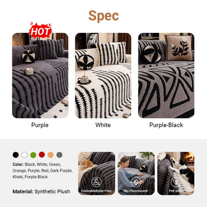 💥Soft Plush Non-Slip Couch Cover
