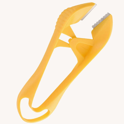Manual Garlic Peeler with Serrated Jaws