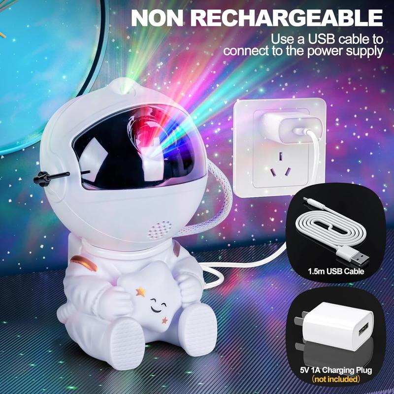 🔥Limited Time 50% Off✨Astronaut Galaxy Star Projector Starry Night Light