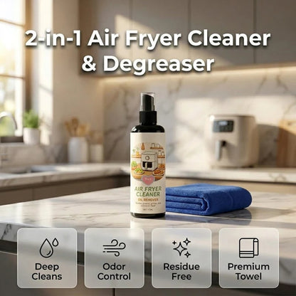 🔥✨2-in-1 Air Fryer Cleaner and Degreaser Spray