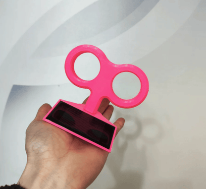 Solar-Powered Spinning Wind-Up Key Car Roof Decoration