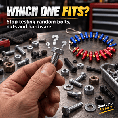 🔩 Stop Guessing Sizes With This Metric And SAE Thread Gauge